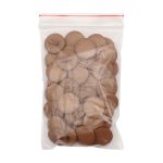 Пуговицы на ножке 28L (18мм), пластик (Brown (коричневый)), NE68, 48 шт