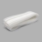 Лента (тесьма) шторная: сборка параллельная (1:2) 40 мм / 5 метров, (1 ряд петель, 2 шнура), прозр., 0С797ПЭ-Р4992В