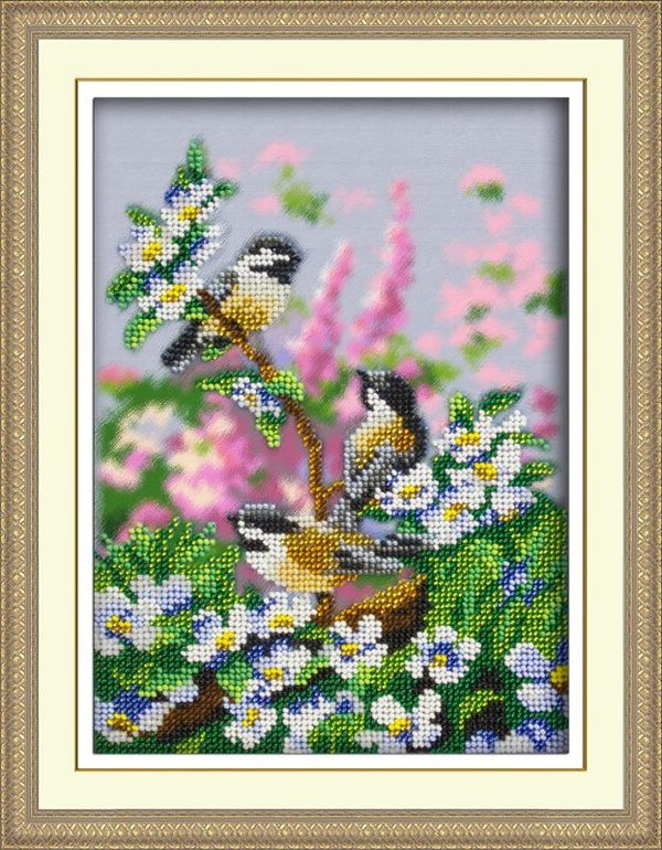 Набор для вышивания бисером Паутинка, Вечерняя трель 16х23 см