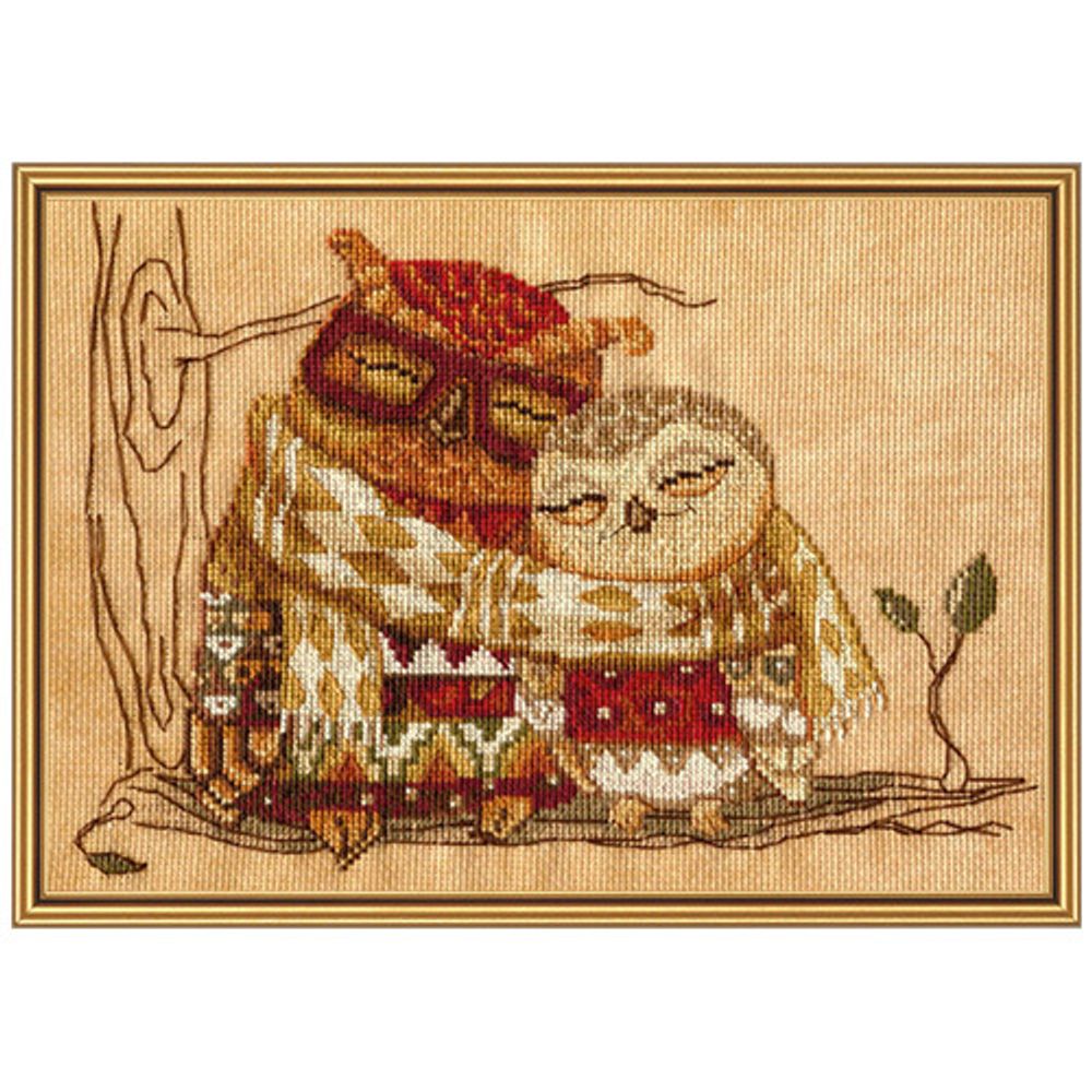 Набор для вышивания нитками Нова Слобода, Семейное тепло 26х18см