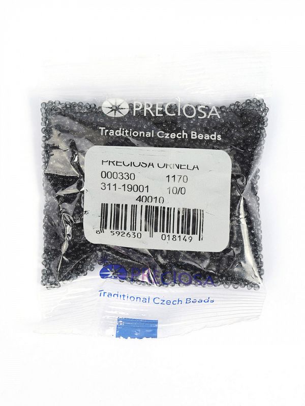 Бисер Preciosa 10/0 (2.3 мм), 50 г, NT цв. 40010/311-19001