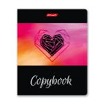 Тетрадь ученическая общая, выборочный лак, A5+ 96 л. на скобе 60 г/м², белизна 100%, 5 шт, линия в термоусадочной пленке, 000791 Слушай сердце, Светоч 96ТЕТл-003