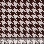 Ткань для пэчворка Peppy Бабушкин сундучок, рулон 112 см / 5 метров, БС-07 гусиная лапка коричневый, Peppy