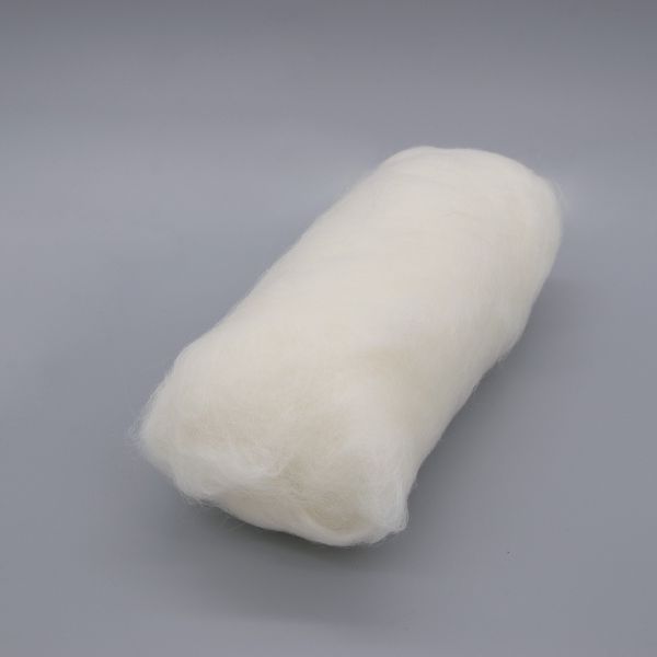 Шерсть для валяния Камтекс Кардочес п/тонкая 1х100 г (27-29 мкр), 205 белый, 558467-5