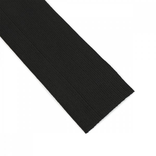 Резинка вязаная 70.0 мм / 40 метров, стандартная 3.9 г/п.м., черный