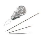 Иглы ручные, со вдевателем, 50 шт, Pony