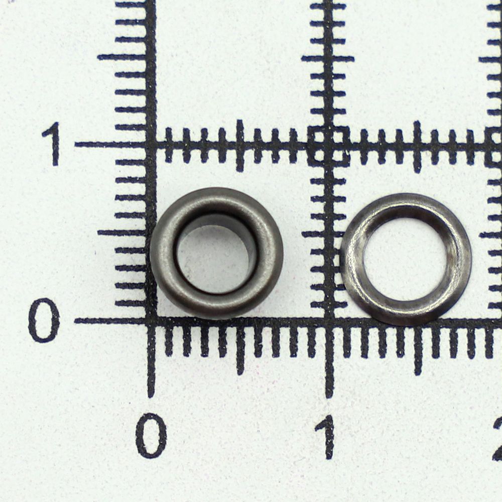 Люверсы металл ⌀_3.0 мм (внутр.), чер.никель, 100 шт, S090811, BIG