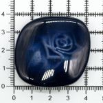 Пуговицы на ножке 3.01-428-46, серебро/т.синий, 20 шт