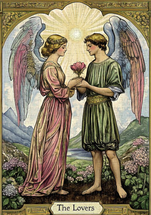 Пазл 1000 элементов, Таро. Влюбленные навеки, Фрея PZL-1000/63