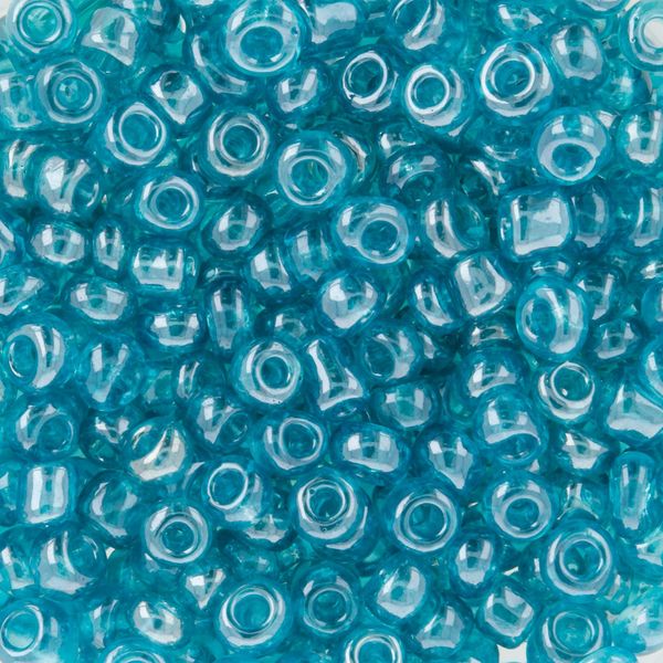 Бисер Zlatka 8/0 (2.9 мм), 100 г (10х10 г), №0121A т.бирюзовый, GR