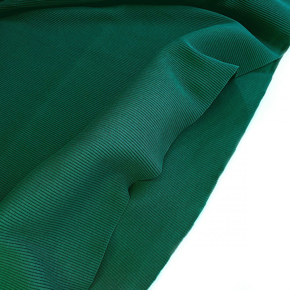 Кашкорсе с лайкрой пенье 400 г/м², 60+60 см / 3 метра, КАШ.400.18-5322.3, изумруд