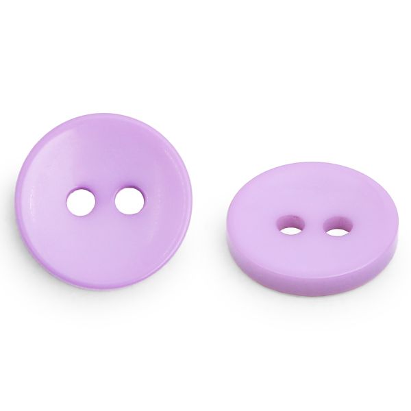Пуговицы 2 прокола 18L, 11 мм, (Purple (фиолетовый)), NE74, 144 шт