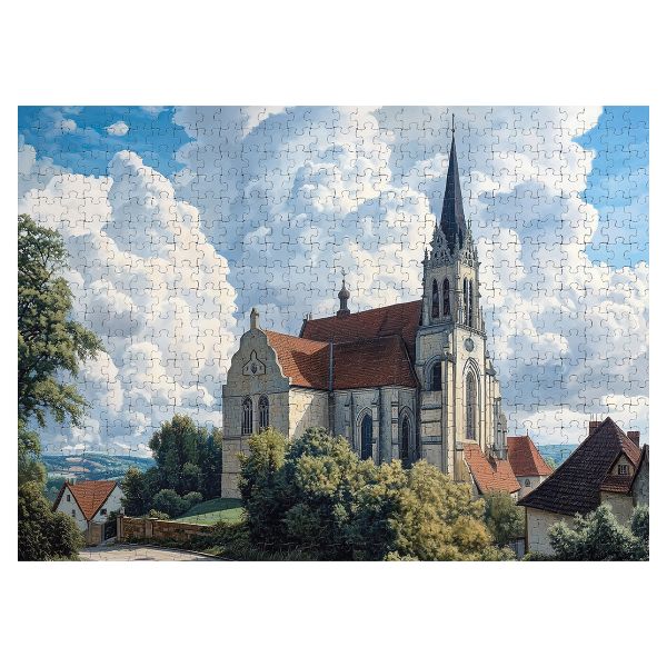 Пазл. Премиальная коллекция 500 элементов, TOP-PZL-500/06 Старый храм, Фрея
