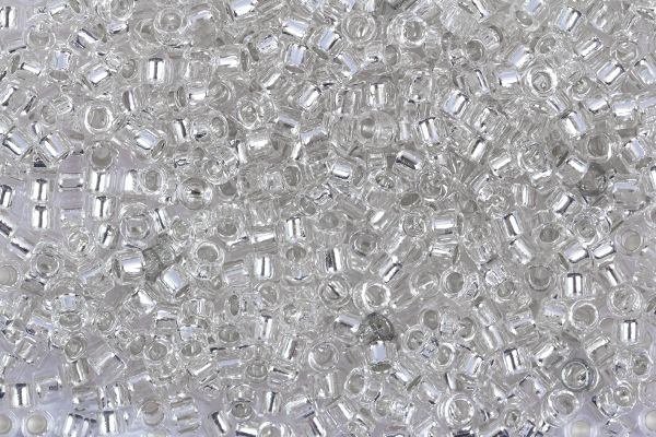 Бисер Toho 11/0 Aiko 3 (1.7 мм), 5 г, 0021 серебристый