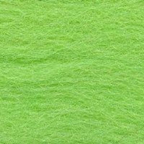 Шерсть для валяния (до 23 мкр), 50 г. 3295 яр.салат, Gamma FY-050