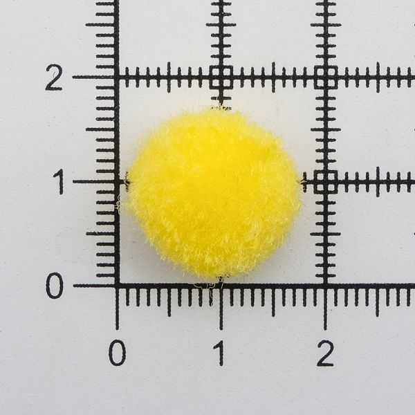 Помпоны декоративные 15мм, 50 шт, Astra&Craft (PA-013 желый)