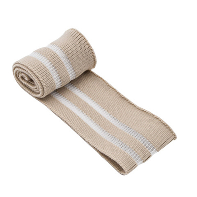 Подвяз (довяз) трикотажный с прозрачными вставками 6 см / 1 метр, бежевый, 3AR2880