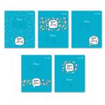 Тетрадь ученическая школьная A5 12 л. на скобе 65 г/м², белизна 100% 25 шт клетка, 01403 Отличник, Светоч Т74