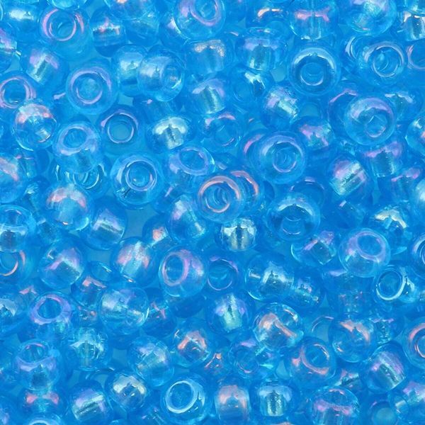 Бисер Preciosa прозрачный радужный 10/0 (2.3 мм), круг.отв., 100 г (5х20 г), (61030)331-19001-10/0