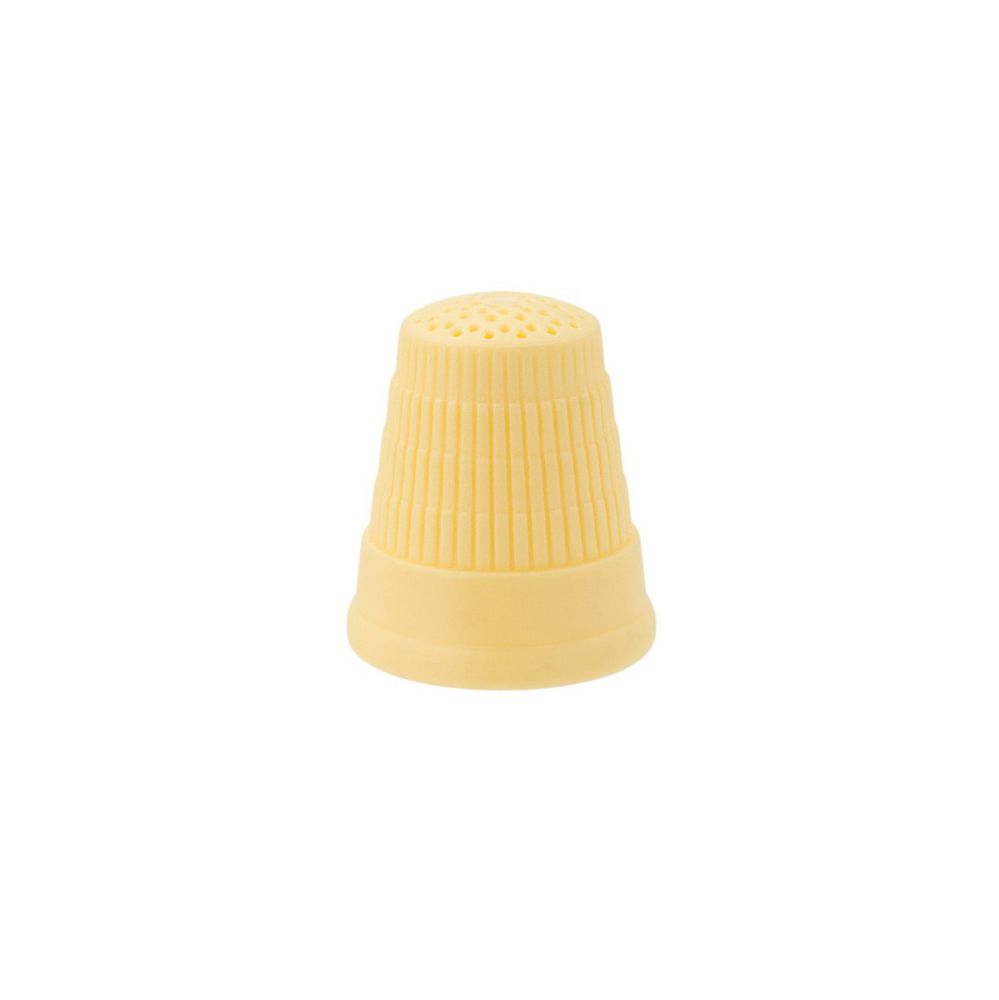 Напёрсток пластиковый 14 мм, светло-жёлтый, 10 шт, Pony, 98211/07