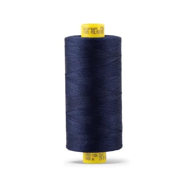 Нитка универсальная Gutermann Mara 120/2, 1000 м, 700207, 310 т.чернильный, 1 шт