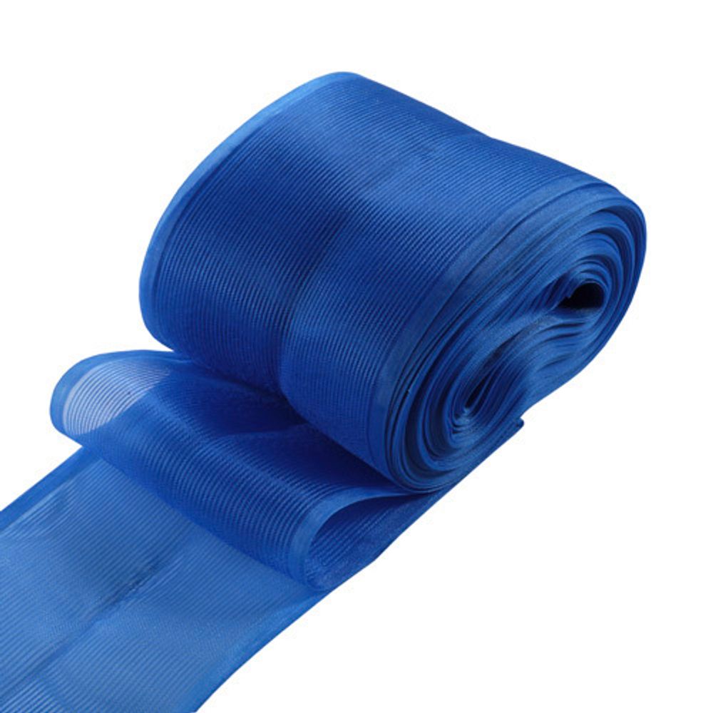 Лента для бантов (капрон) _8 см, 25 м (василек) С3501