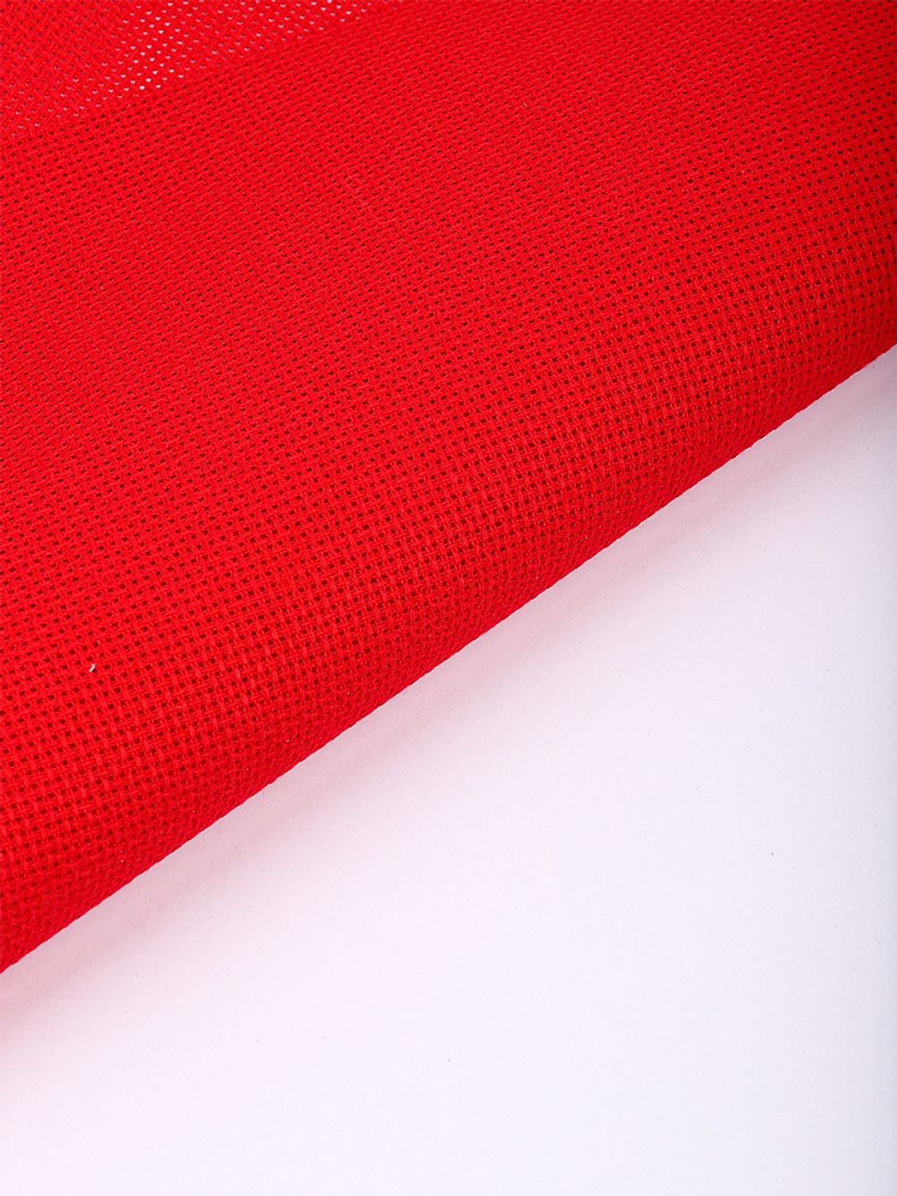 Канва для вышивания крупная, 854 (10х44кл) 40х50 см, цв. красный