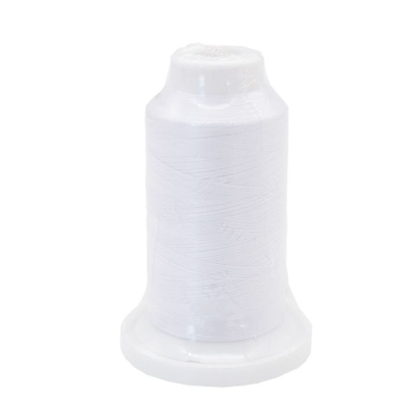 Нитки филаментные 50D/3, 1000 м, 100% п/э, Астра, 9021 белый