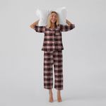 Фланель рубашечная вареная 150 г/м², 150 см / 2 метра, TBY.Fl.C750 розовый