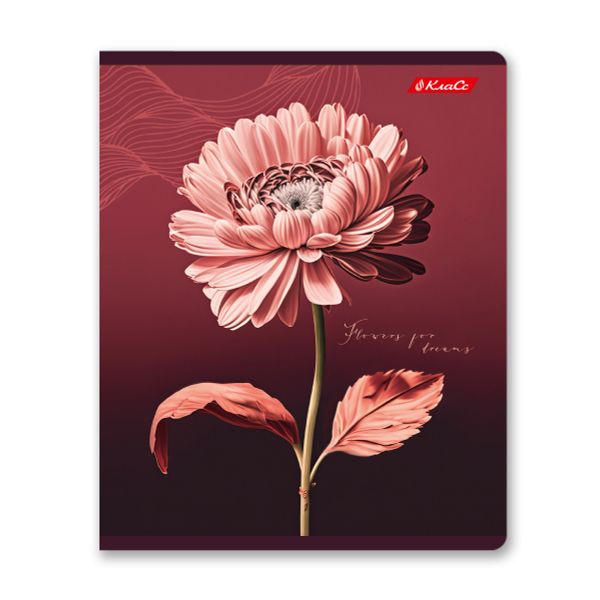 Тетрадь ученическая общая, A5+ 48 л. на скобе 65 г/м², белизна 100%, 10 шт, клетка в термоусадочной пленке, 000741 Таинственный цветок, Светоч 48ТЕТк-001