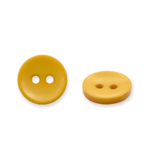 Пуговицы 2 прокола 18L, 11 мм, (Mustard (горчичный)), NE74, 144 шт