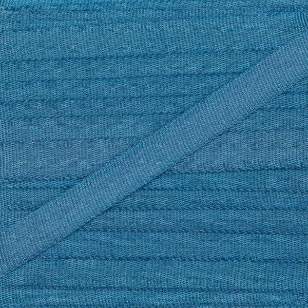 Лента (тесьма) шелковая 4.0 мм / 45.5±0.5 метров, №262 синий, Gamma SR-4