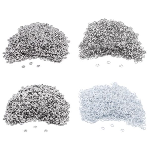 Кнопка рубашечная (джерси) открытая ⌀7.8 мм, ≈1440 шт, МЕТАЛЛ, эмаль, цв.101 белый матовый, NEW STAR