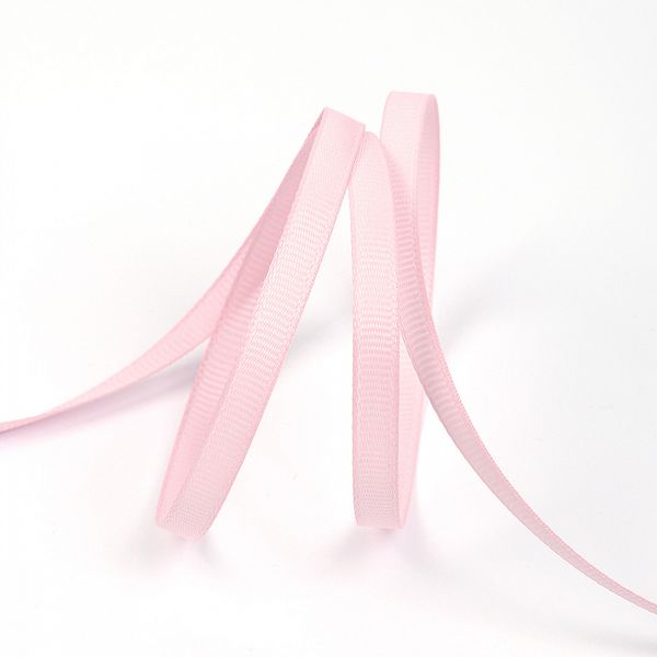 Лента репсовая (в рубчик) 6.0 мм, F133 розовый уп. 27,4м