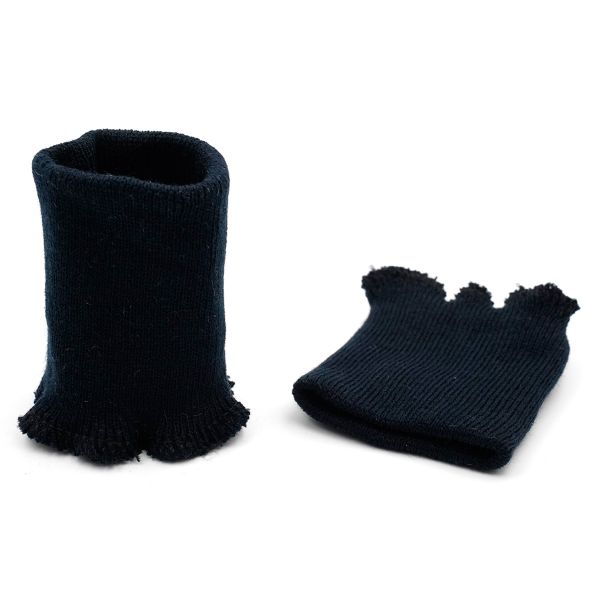 Манжеты трикотажные 8.0х9.5 см, 1 пара, средней плотности 14 кл, 1х1, в-02 т.синий