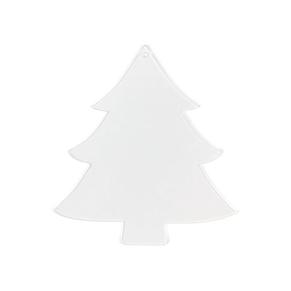 Заготовка пластиковая Елка, 12х11х11 см, 10 шт, плоская, PLB-014 Love2art