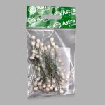 Тычинки для искусственных цветов 0,5х6см, вес 10гр. (13 белый), AR561