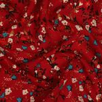 Штапель 110 г/м², шир.145 см, цв.с2 красный, 25м (Vi-210) /TOS/