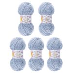 Пряжа Alize (Ализе) Cotton Gold / уп.5 мот. по 100 г, 330м, 481 ледяной голубой