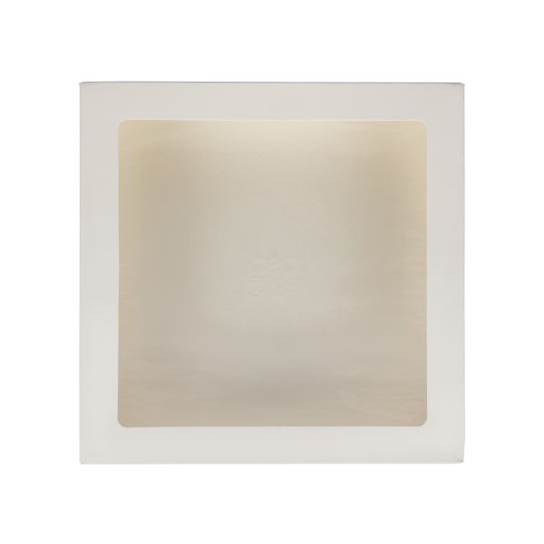 Кондитерская коробка для торта с 1 окном 20х20х4.5 см, S-Chief BFC-020