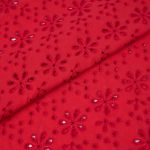 Ткань шитьё (прошва) 285 г/м², 140 см / 10 метров, 18-1750 мажента, Gamma YFAS-3670