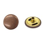 Часть кнопки Альфа (S-образная) ⌀15 мм (A-часть), ⌀15 мм (A-часть), 5/15, (A-часть) цв.металл, медь, 100 шт, BIG