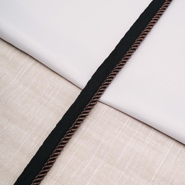 Кант витой 5 мм / 25 метров, черный/108 темно-коричневый, 3AR3294