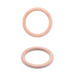 Кольца для бюстгальтера металл ⌀9.5 мм, 20 шт, C344 пудровый, ГВ800