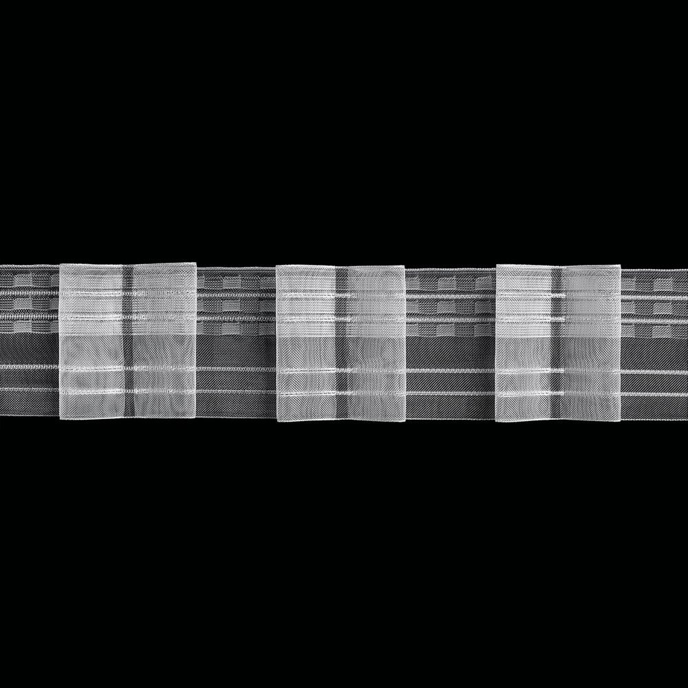 Лента шторная C8357M 1/2.5 80 мм, 50 м, белый, Gamma C8357M Лента шторная C8357M 1/2.5 80 мм, 50 м, белый, Gamma C8357M