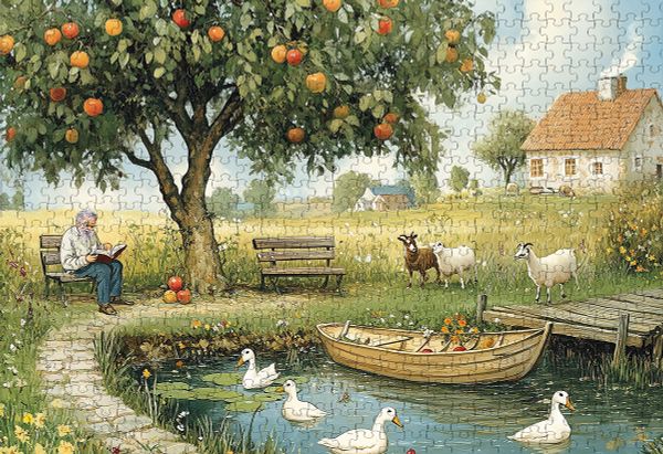 Пазл 500 элементов, PZL-500/66 В гостях у дедушки, Фрея