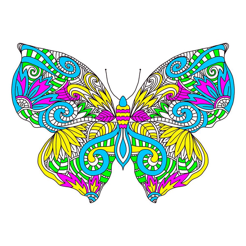 Набор для вышивания нитками Матренин Посад, 41х41 Узор Бабочки