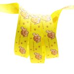 Лента репсовая (в рубчик) PREMIUM Черепаха 22 мм, 22,5м (525 желтый)