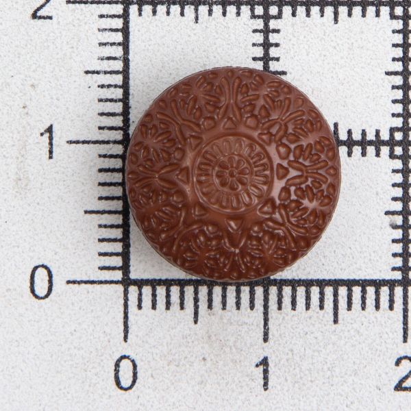 Пуговицы на ножке 15мм 24 шт, 18-1130 коричневый
