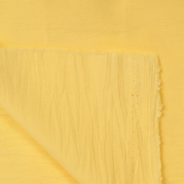 Хлопок крэш 90 г/м², 150 см / 5 метров, TBY.Caw.12.5, цв.желтый
